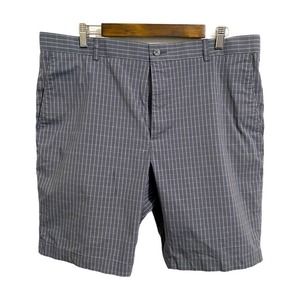 Oxford Golf Shorts Mens‎ Size 38 Gray Plaid Dress